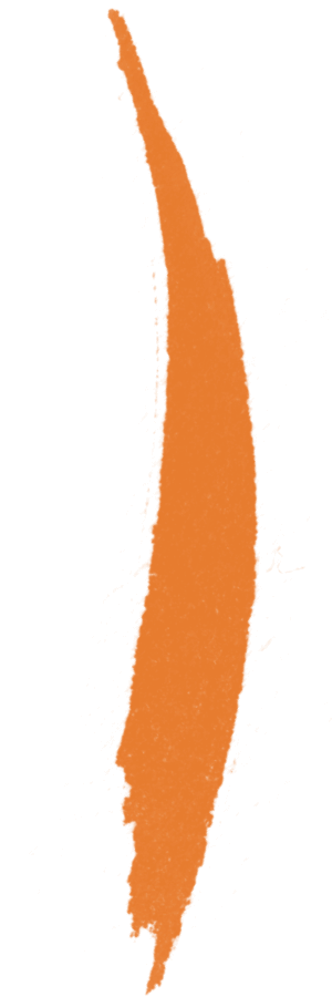 Cor laranja vertical